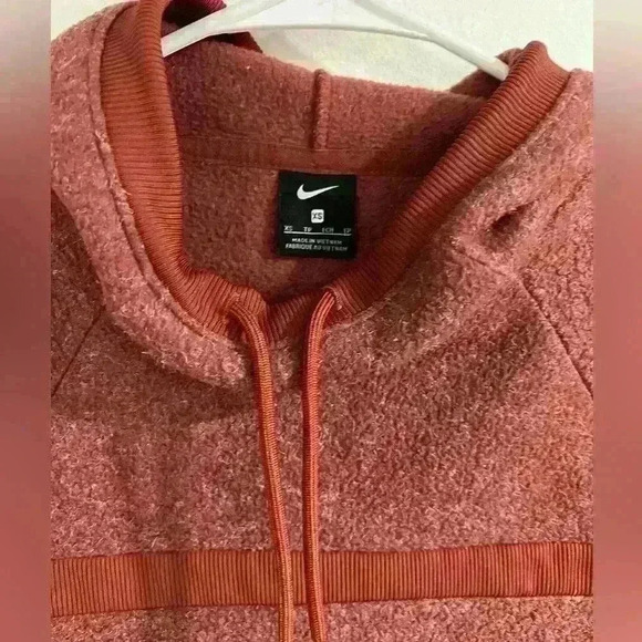 Nike oversized sweatshirt size XS in mauve pink color pre owned great condition - Picture 3 of 7